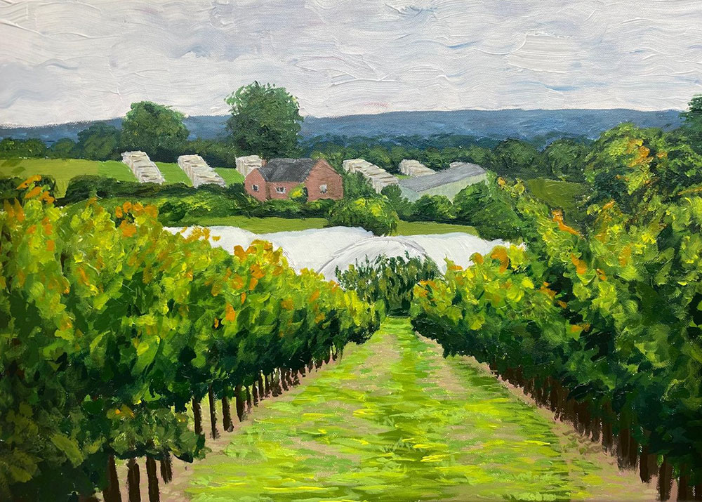 Litttywood Farm painting